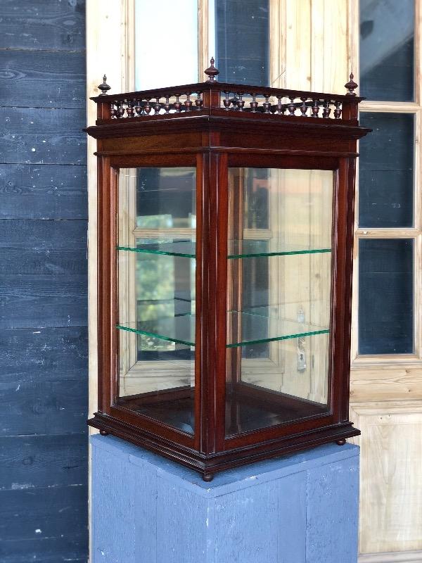 19th Century Mahogany Display Shop Counter Cabinet