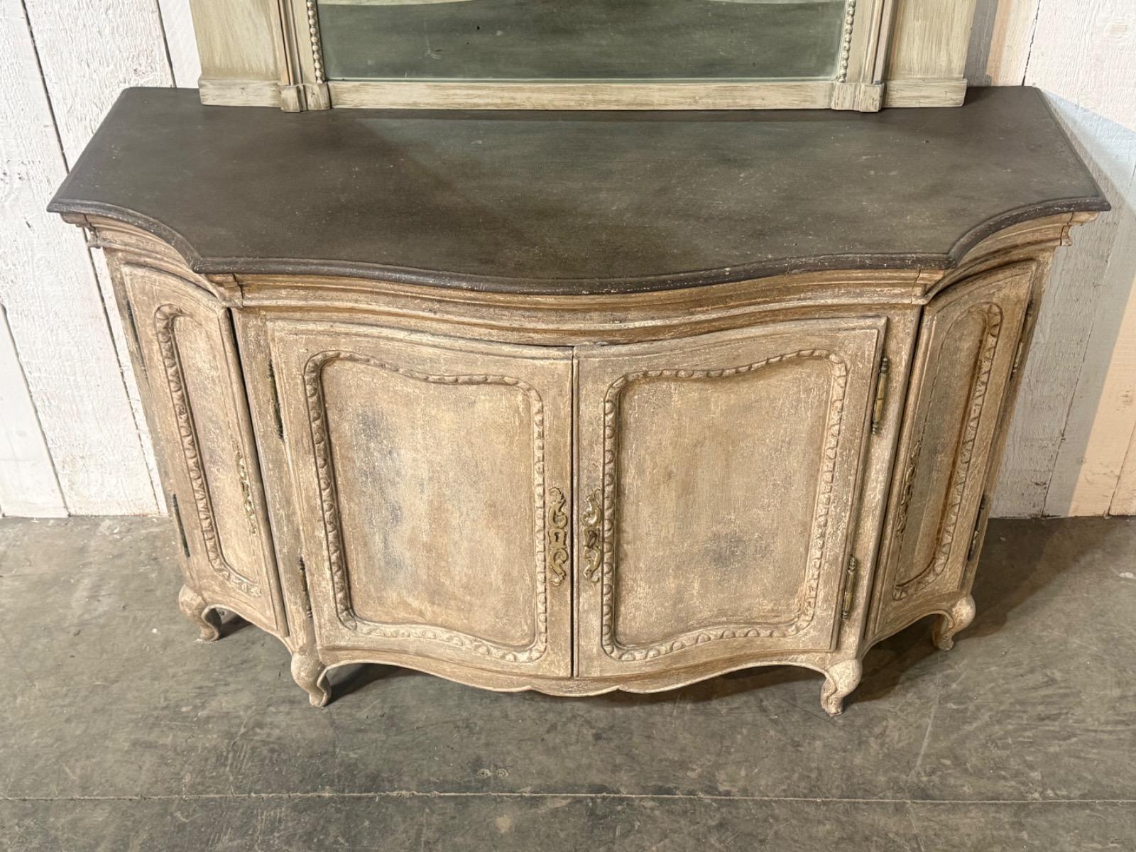 Antique painted cabinet 