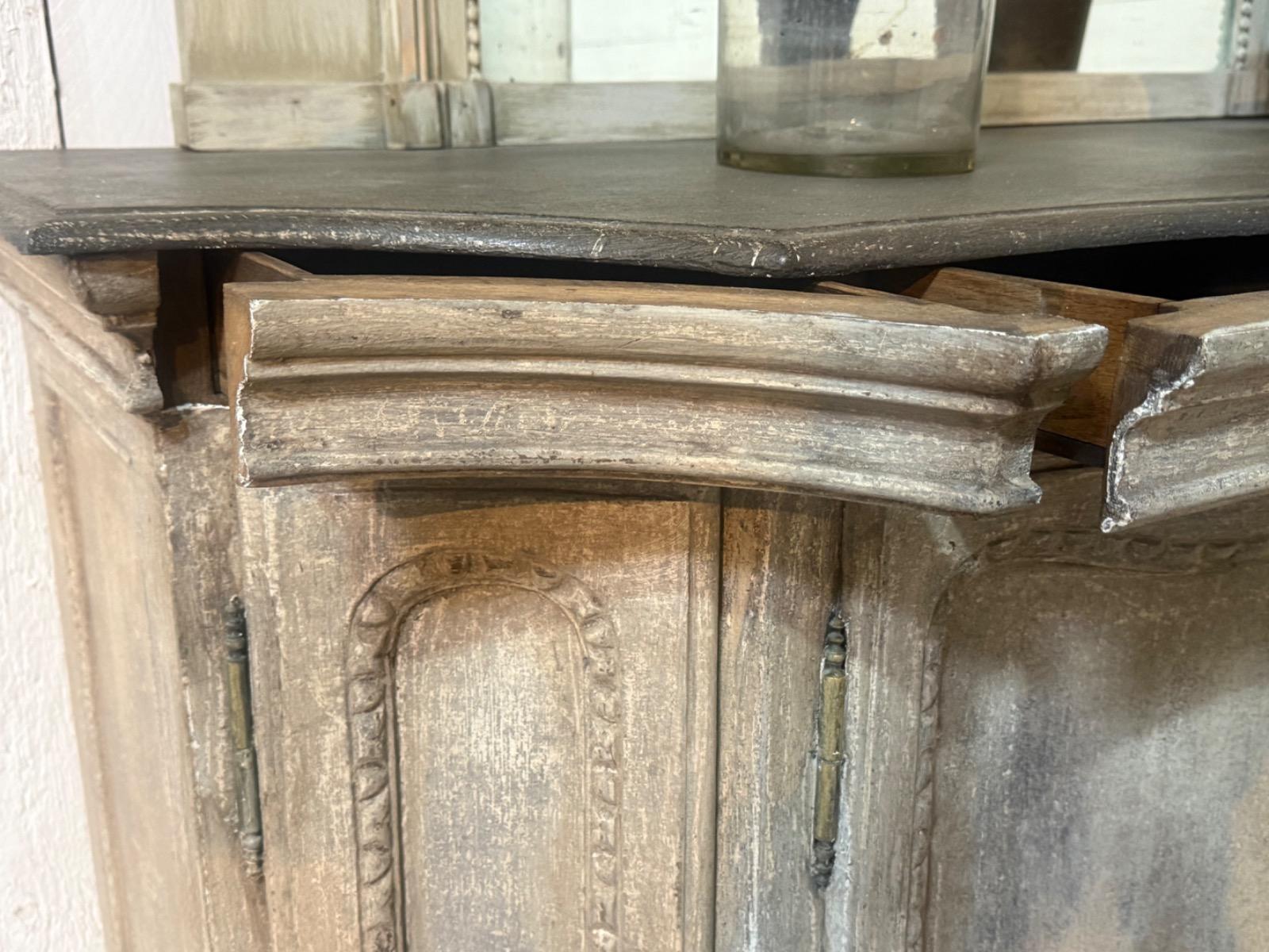 Antique painted cabinet 