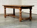Bleached oak farmhouse table 