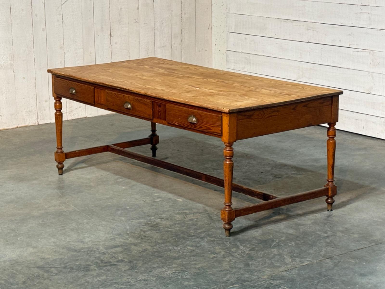 Community table with 6 drawers
