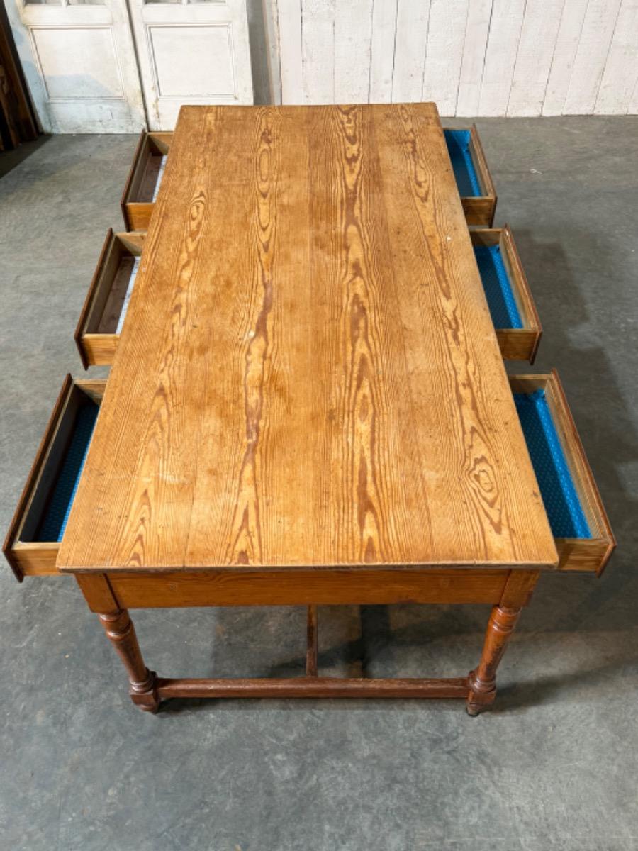 Community table with 6 drawers