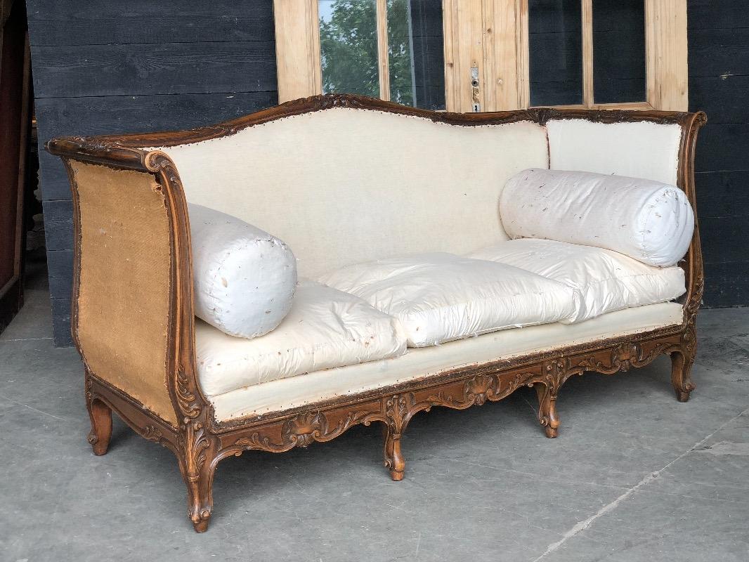 French Antique Regence Sofa Or Day Bed Bedroom Items By