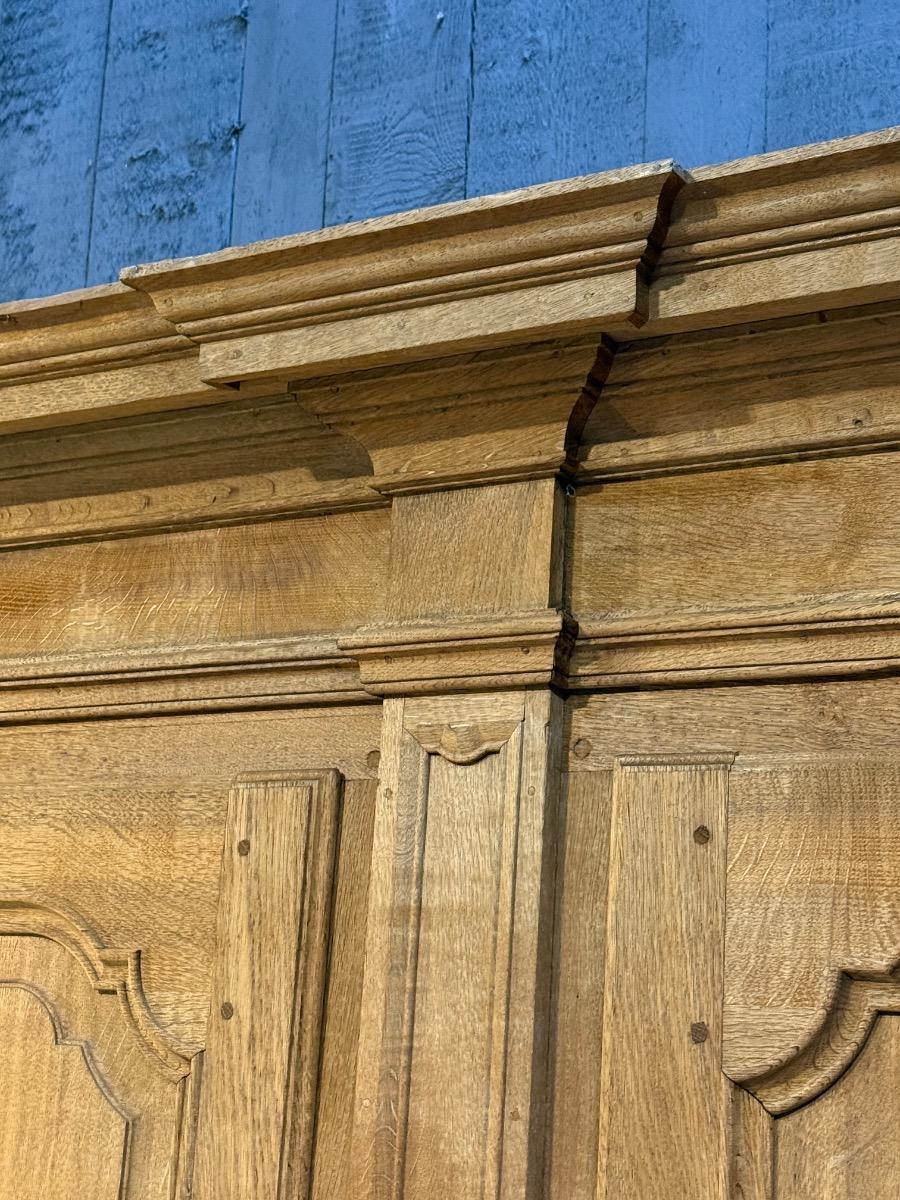 18th Century bleached oak Louis XIV Armoire