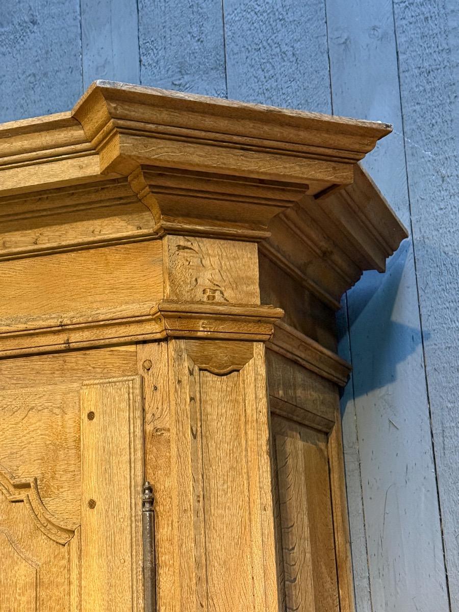18th Century bleached oak Louis XIV Armoire