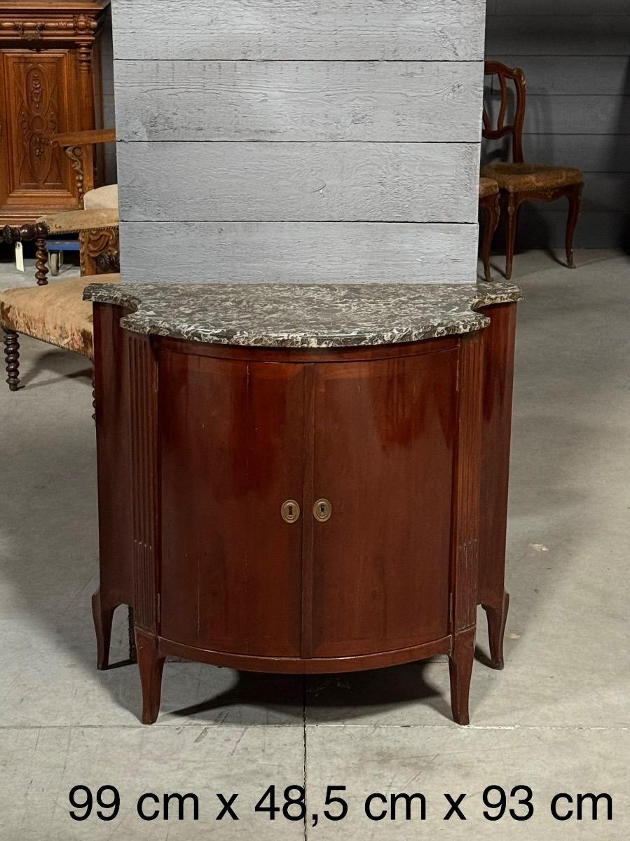 18th century french mahogany cabinet