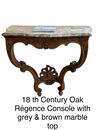 18th century french marble top console 