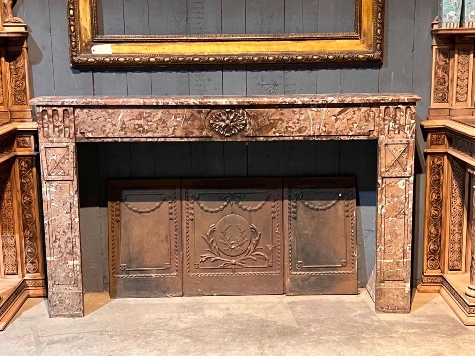 18th century marble mantle 