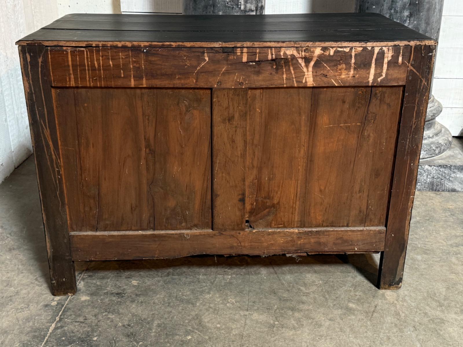 18th century painted chest of drawers 