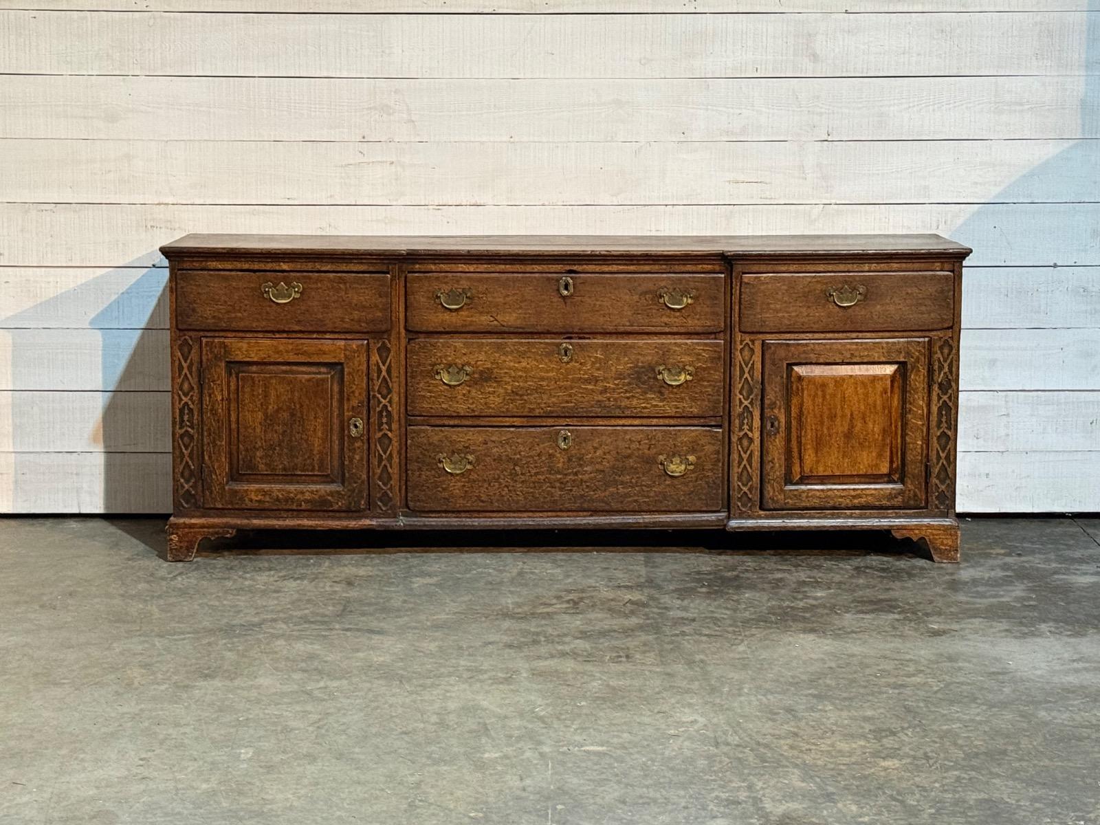18th english oak dresser