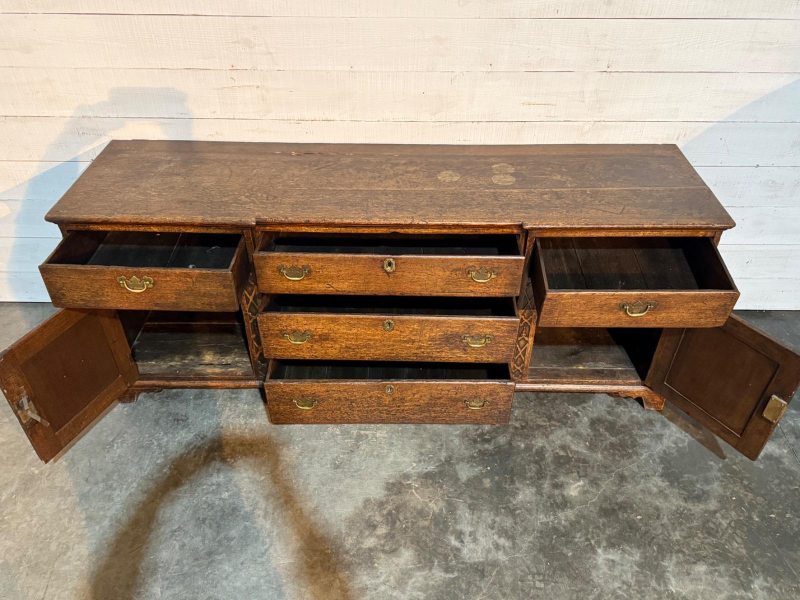 18th english oak dresser