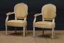 2  Painted armchairs