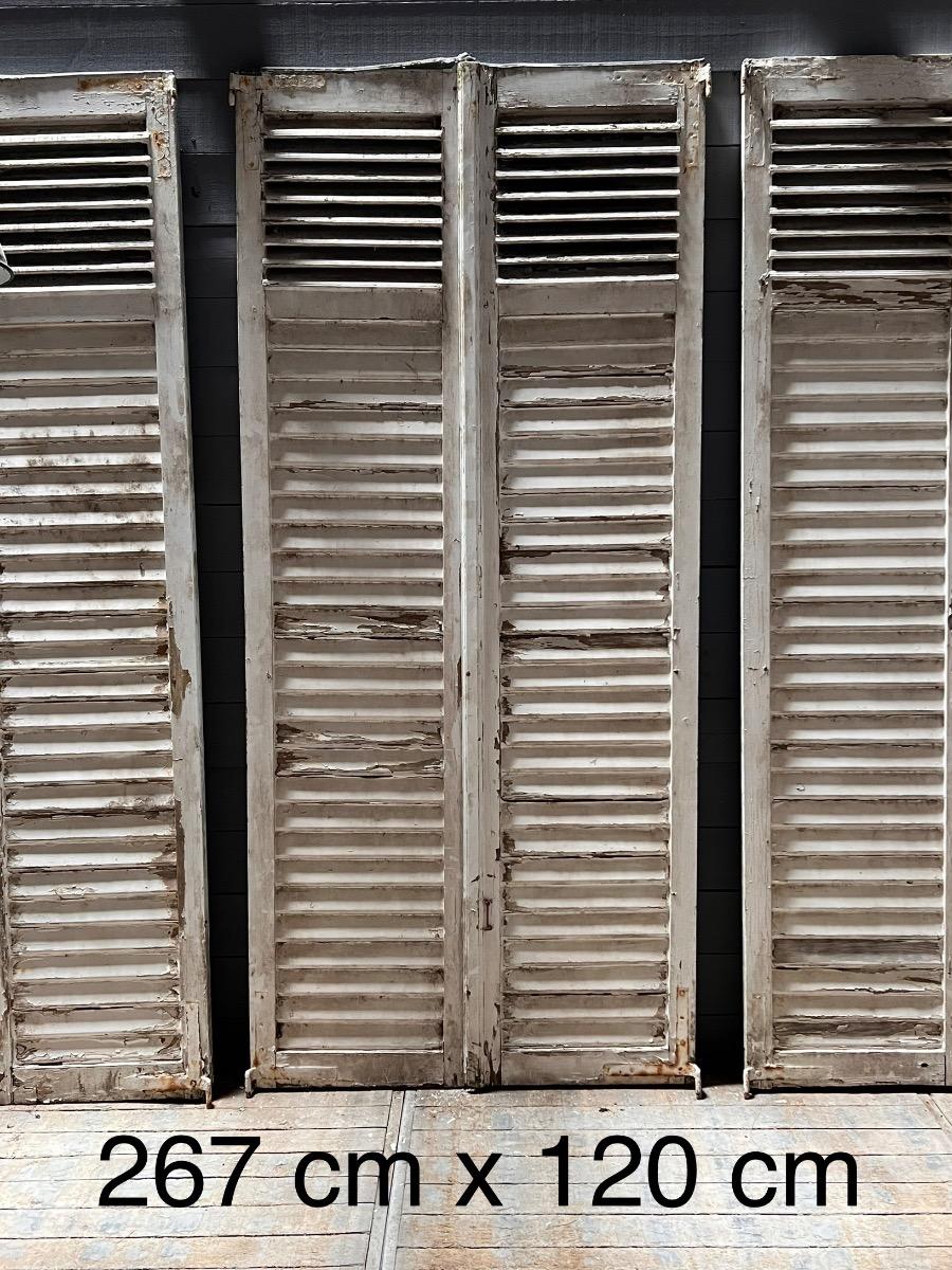 3 pair of antiques shutters 