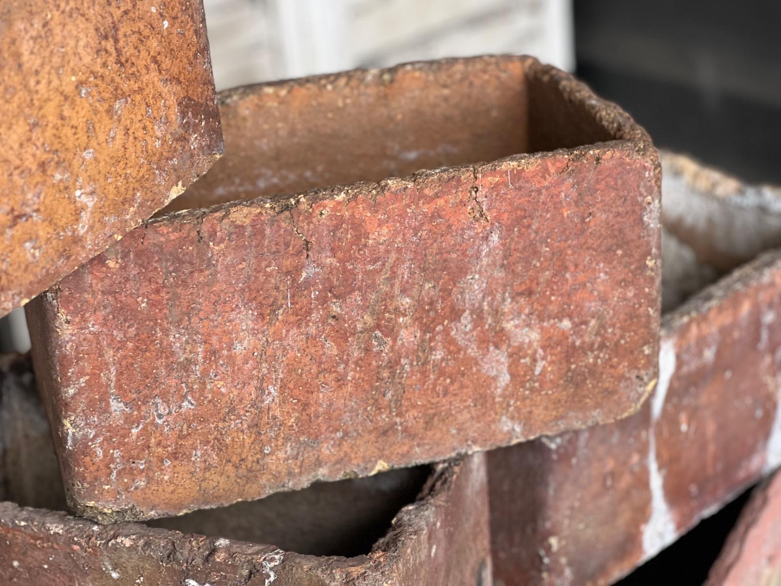 9 Jardinières en terre cuite 