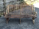 Ancien banc de jardin en fer forgé et fonte