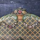 Ancien lit Transition Louis XV/XVI patiné et canné