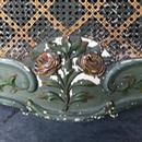 Ancien lit Transition Louis XV/XVI patiné et canné