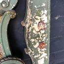 Ancien lit Transition Louis XV/XVI patiné et canné