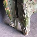 Ancien lit Transition Louis XV/XVI patiné et canné