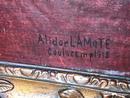 Ancienne huile sure toile Nature morte de roses