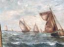 Ancienne peinture marine 19 ème