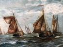 Ancienne peinture marine 19 ème