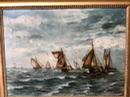 Ancienne peinture marine 19 ème