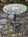 Ancienne table de jardin en fonte