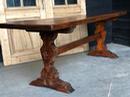 Ancienne table de style monastère en Frêne