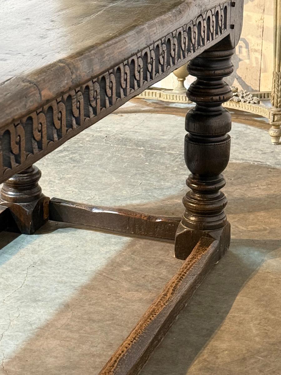 Antique english console table 