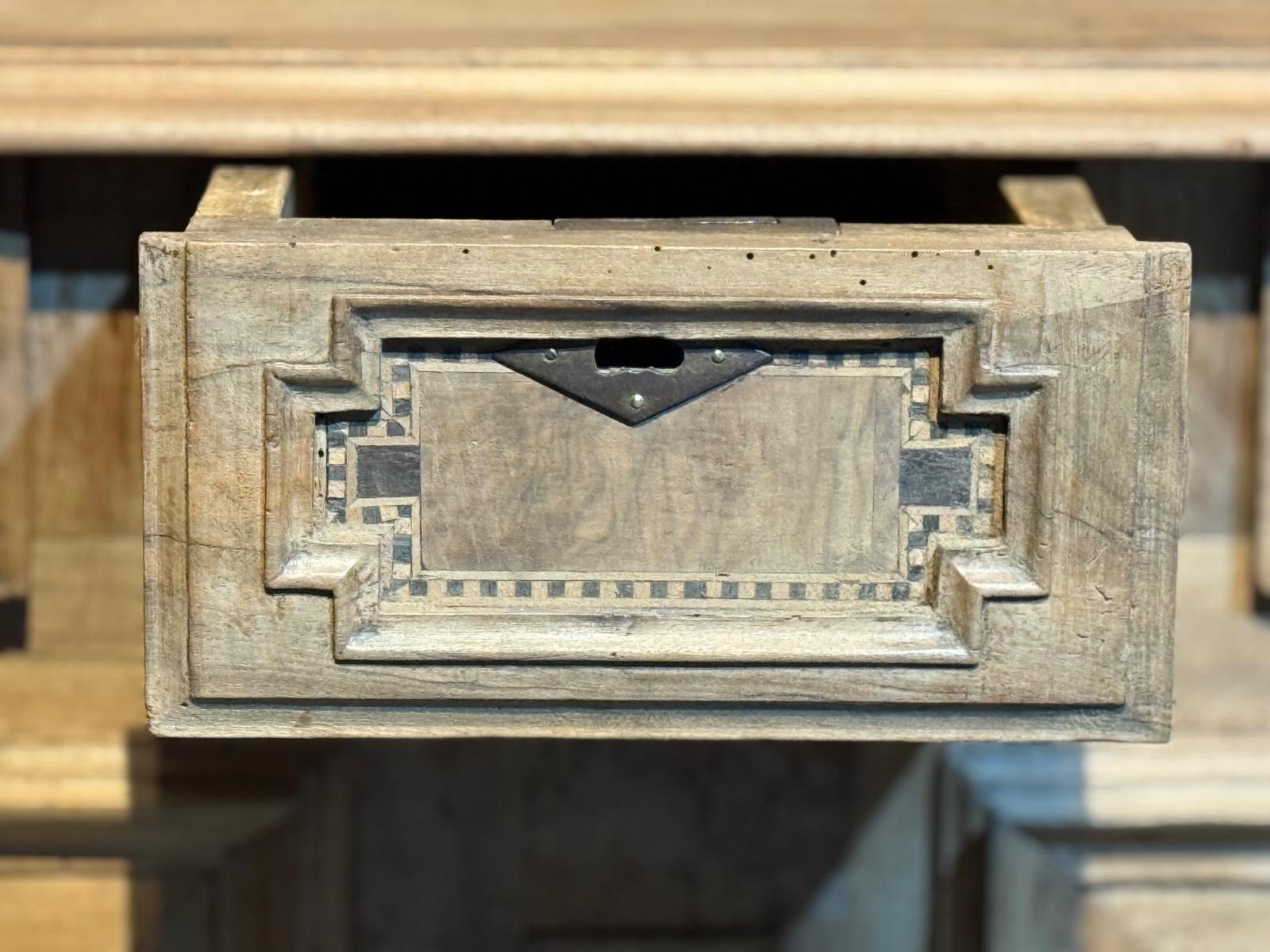 Antique french walnut deux-corps Louis xv 