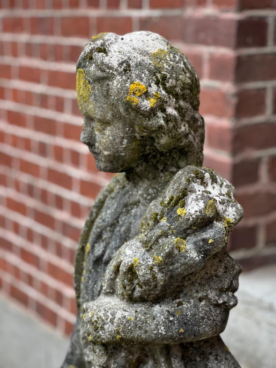 Antique garden statue 