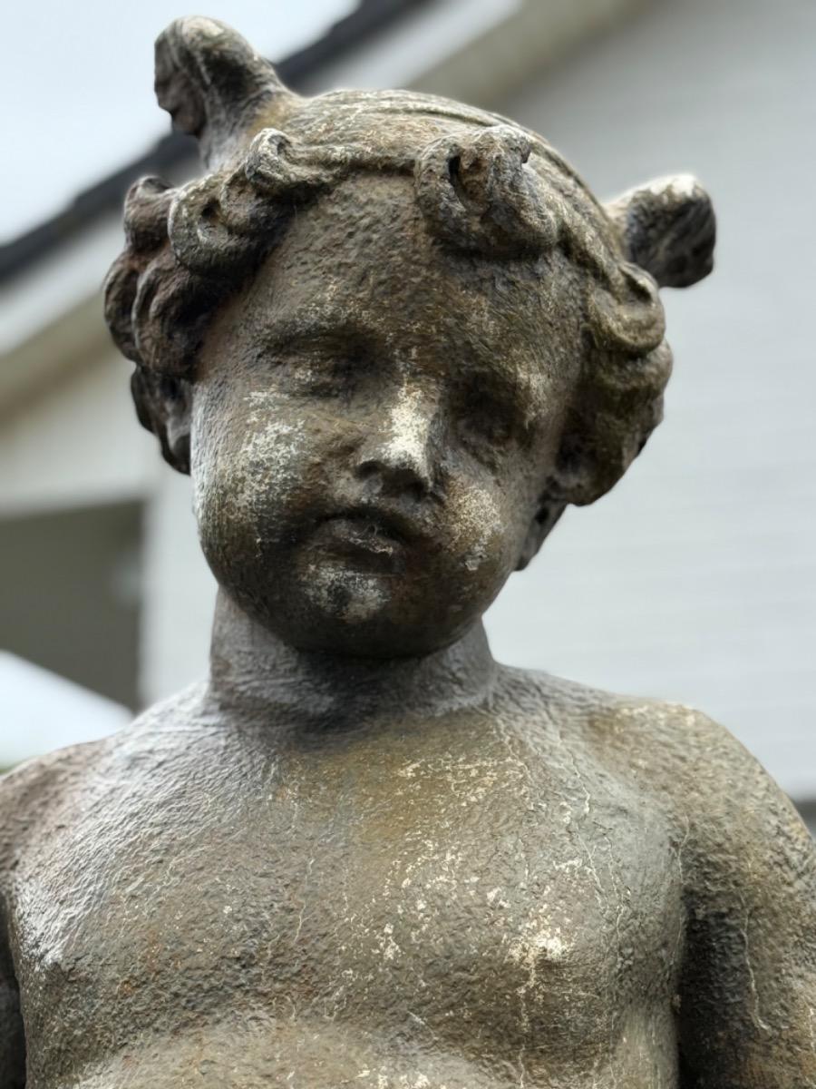Antique garden statue 