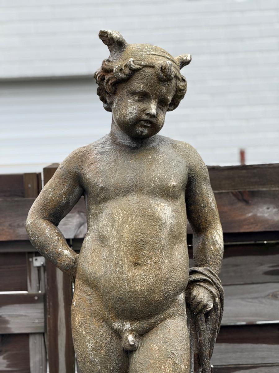 Antique garden statue 