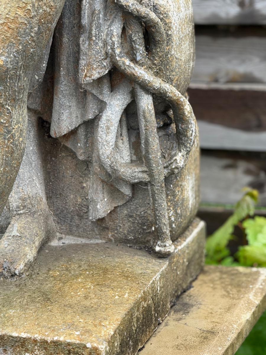 Antique garden statue 