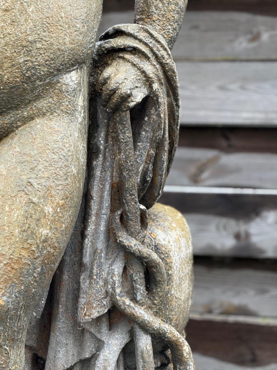 Antique garden statue 