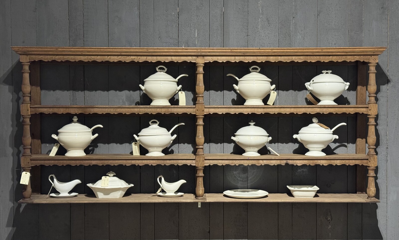 Antique kitchen shelves 