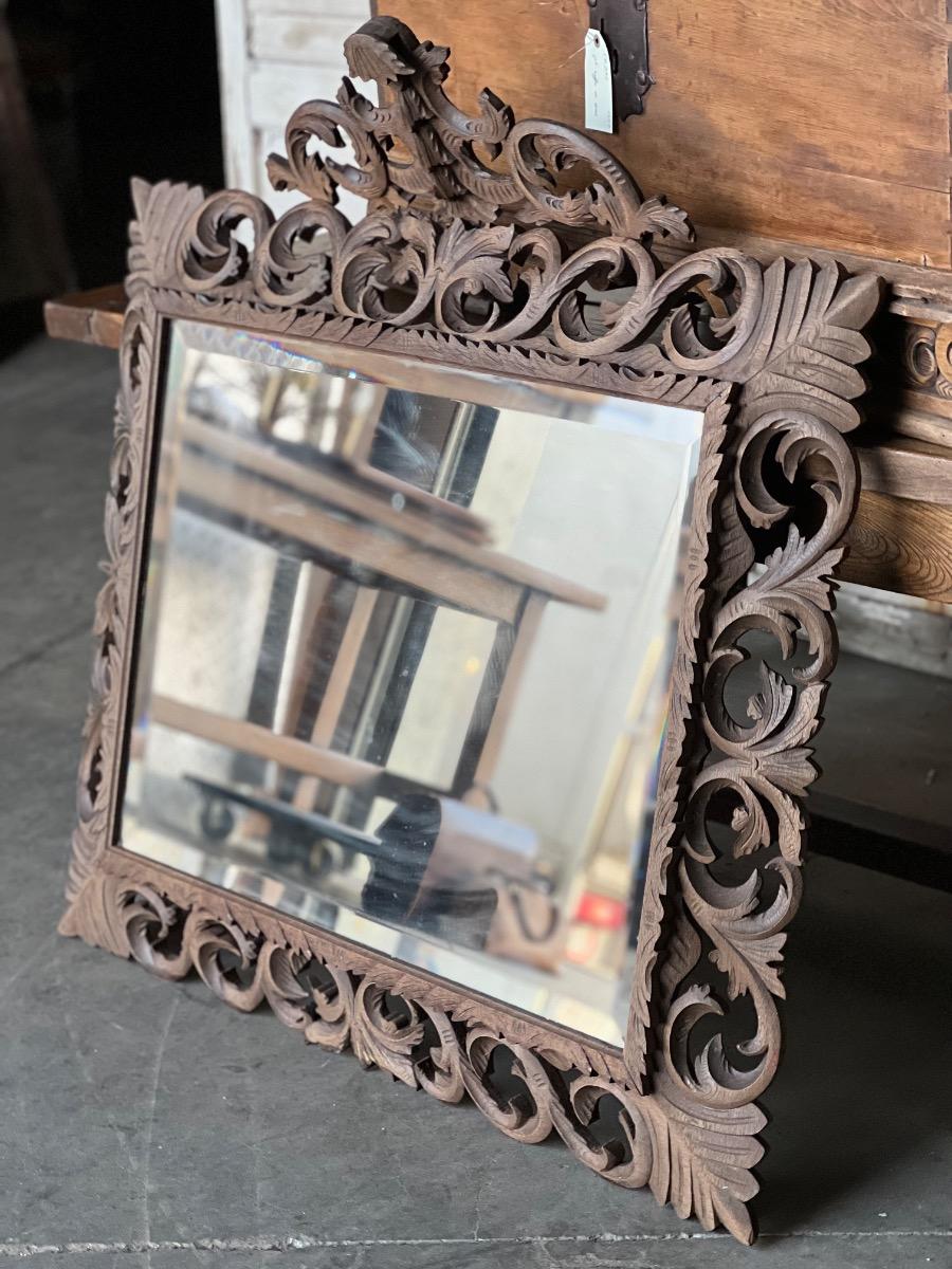 Antique landscape mirror 