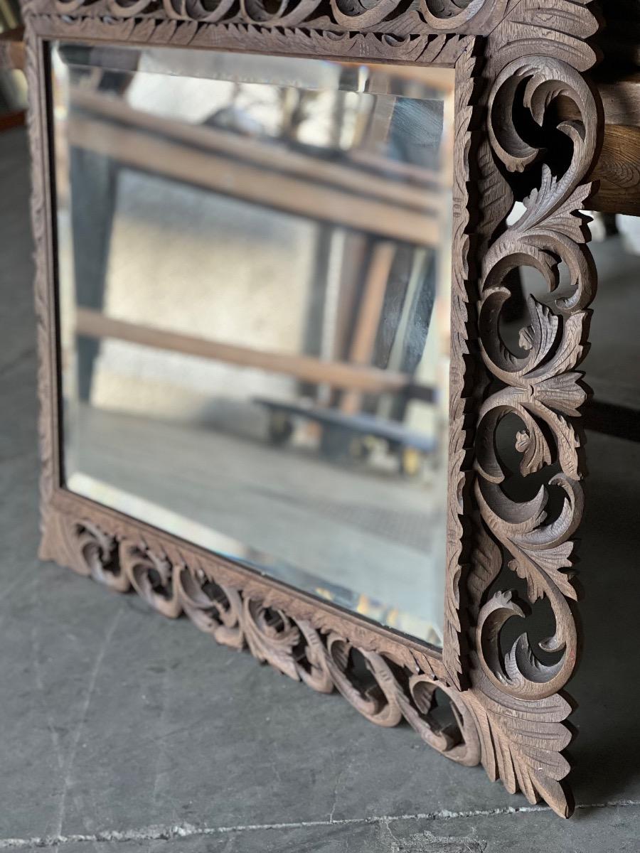 Antique landscape mirror 
