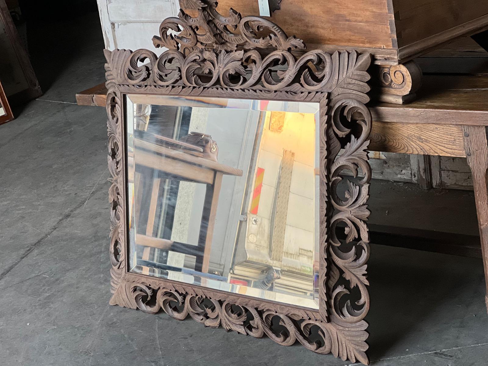 Antique landscape mirror 