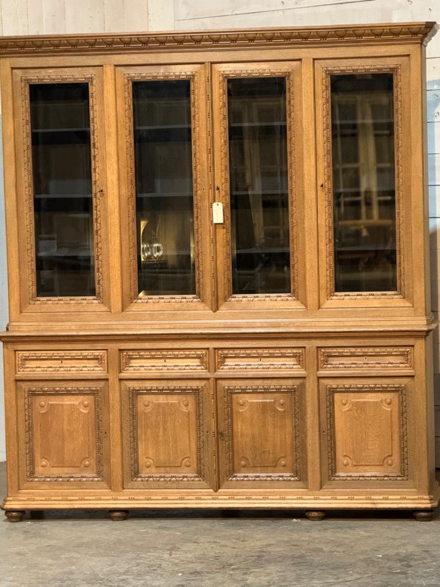 antique oak bookcase 