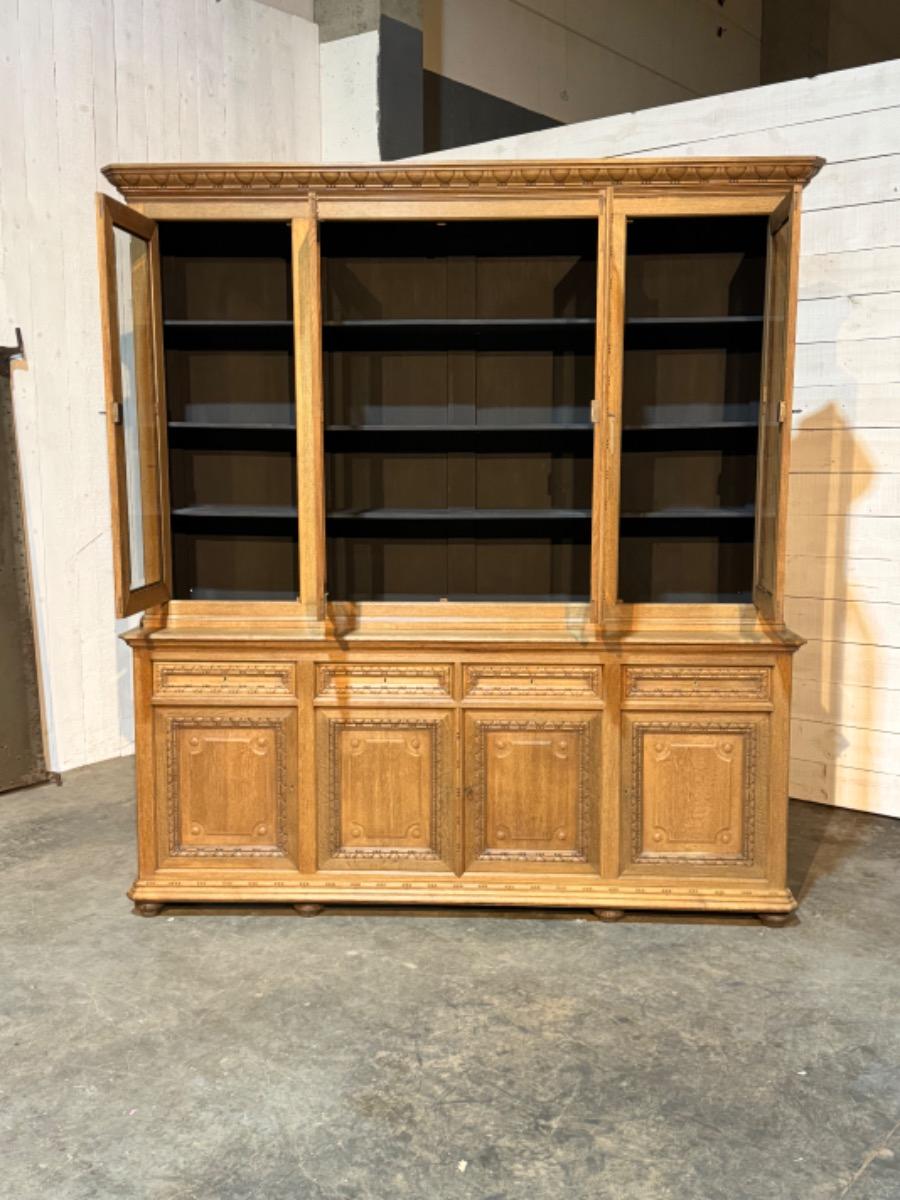 antique oak bookcase 