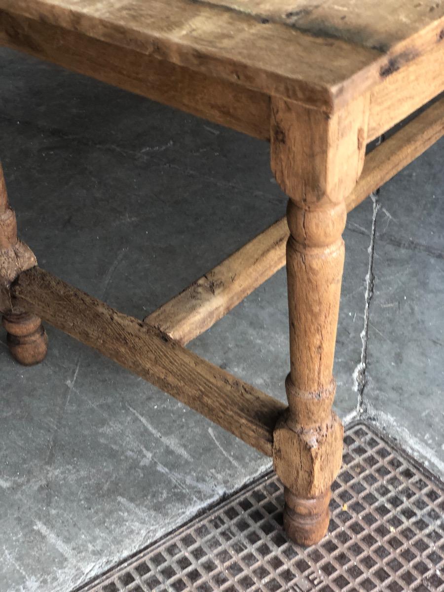 Antique oak farmhouse table