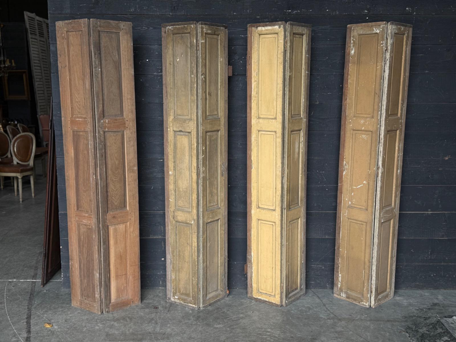 Antique oak shutters 