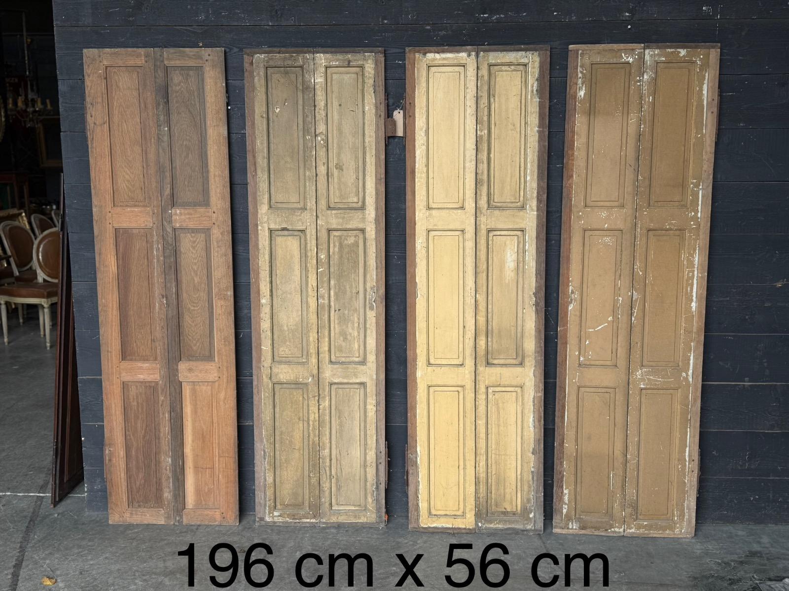 Antique oak shutters 