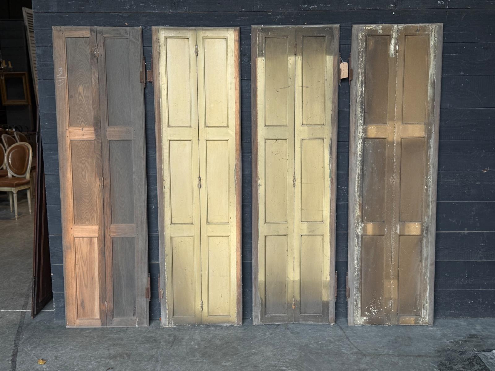 Antique oak shutters 