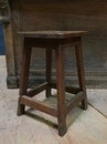 style Antique oak workshop stool