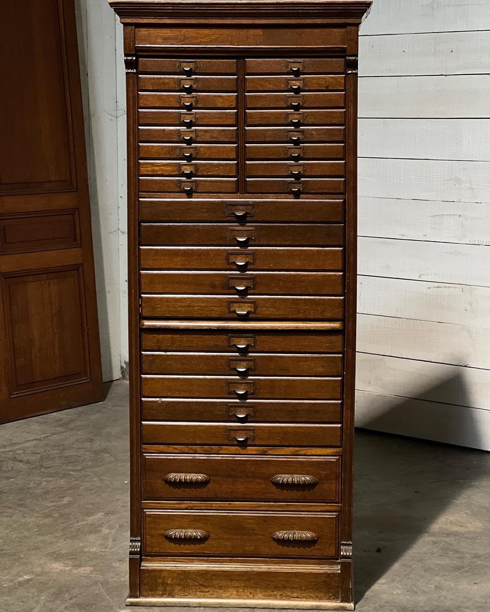 Antique on sale office cabinet