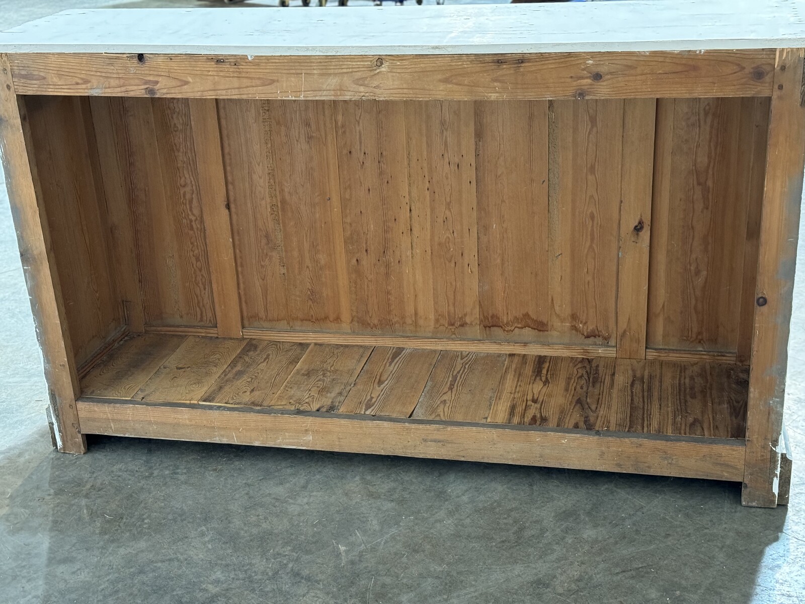 Antique painted counter