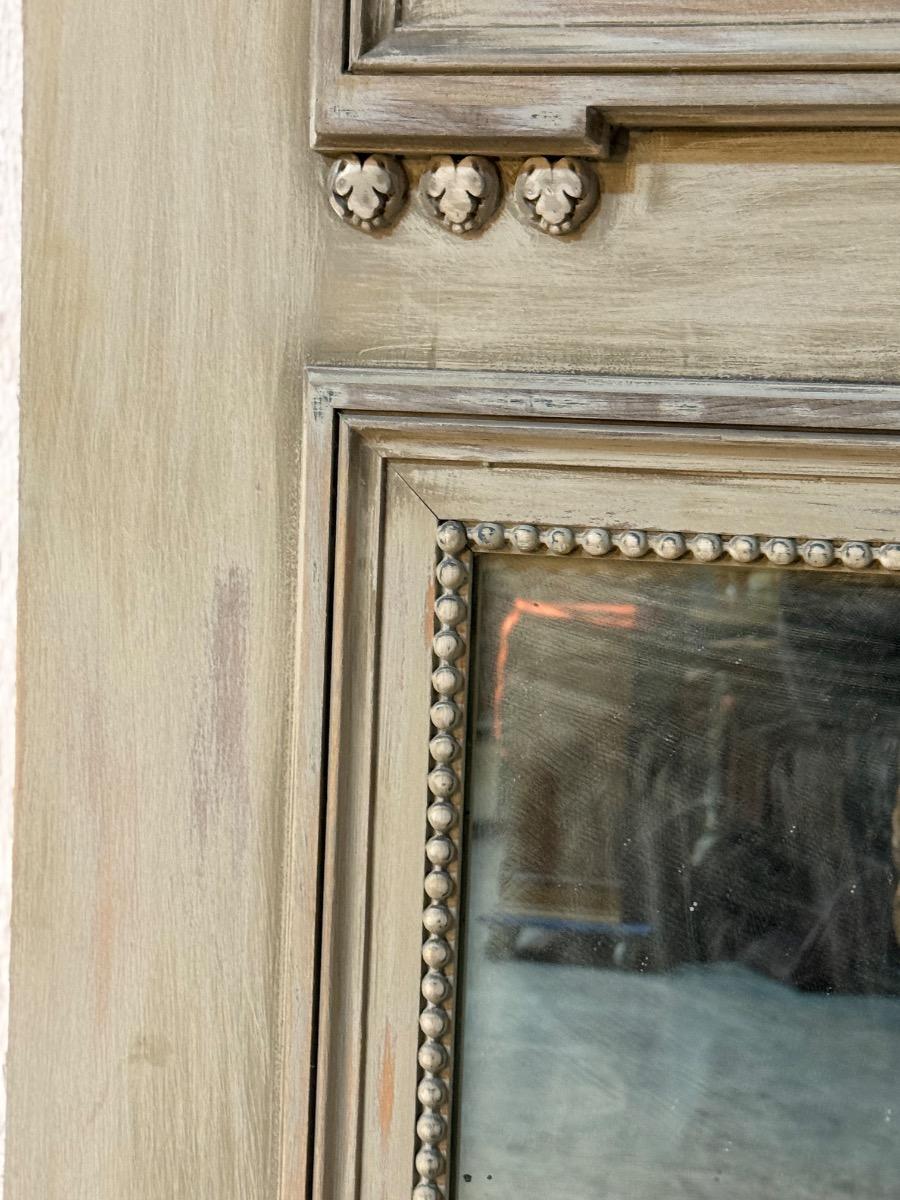 Antique painted trumeau 